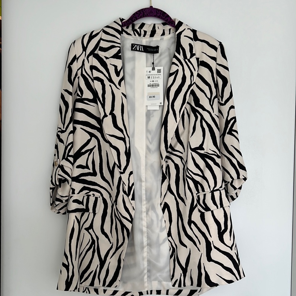 ZARA ZEBRA BLAZER